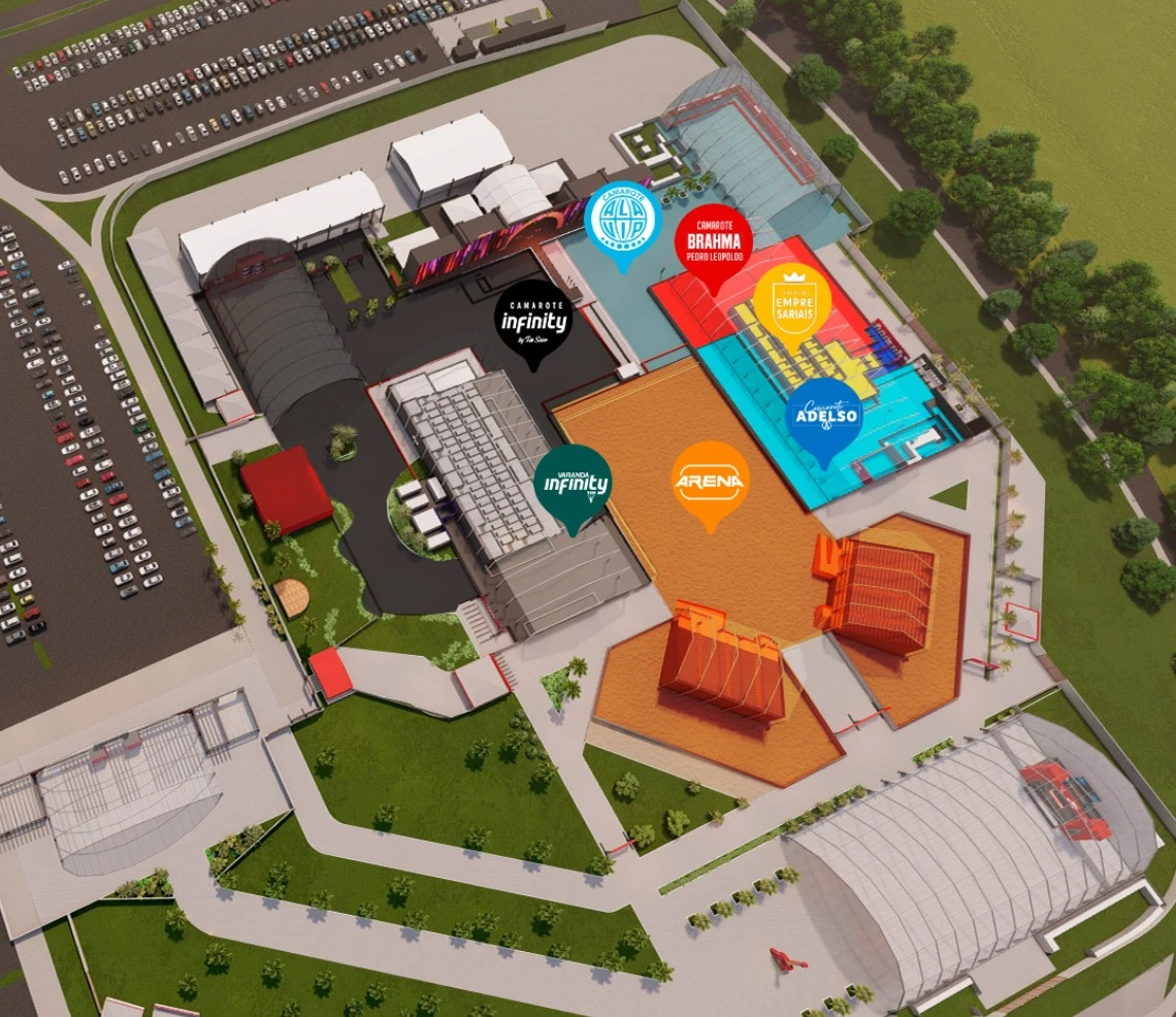 Mapa do Pedro Leopoldo Rodeio Show