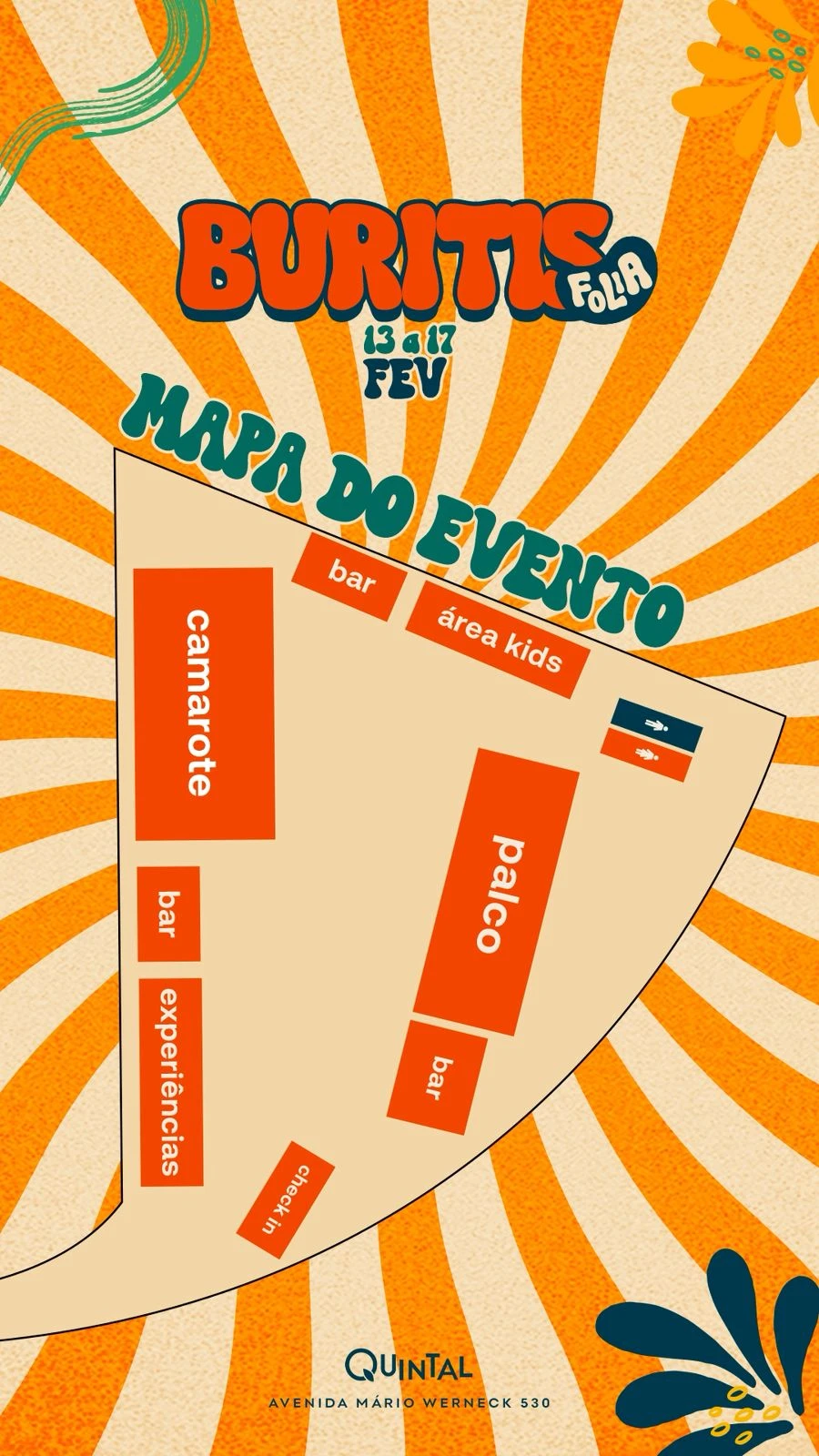 Mapa do Buritis Folia 2026