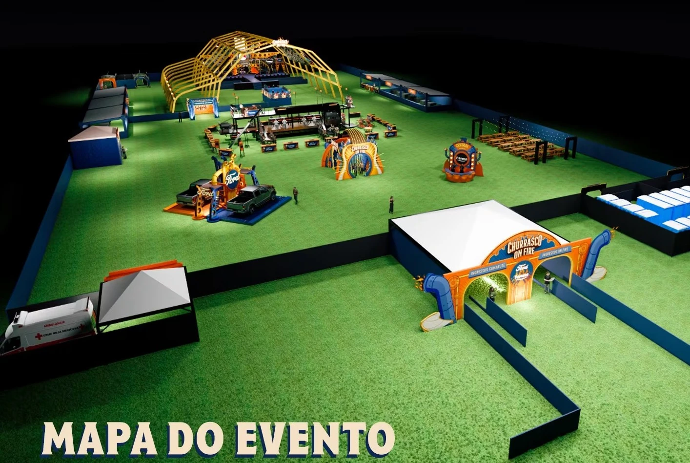 Mapa do Churrasco On Fire