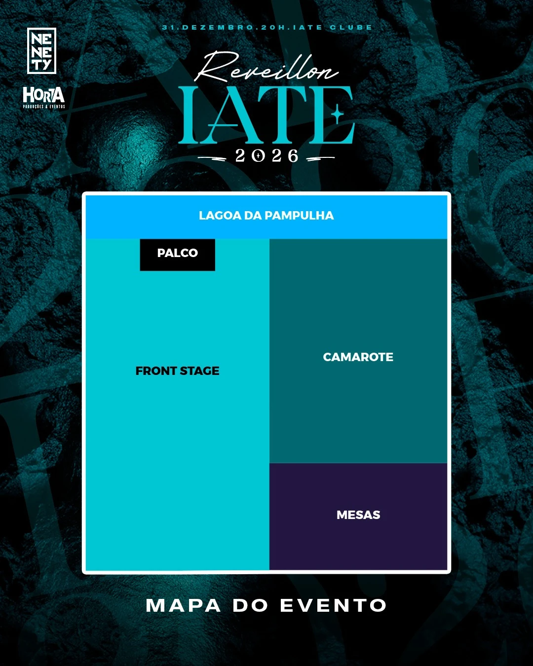 Mapa do Reveillon Iate 2026