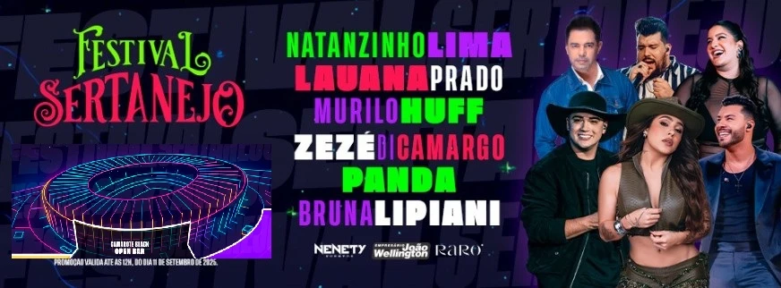 Festival Sertanejo BH 2025 - Belo Horizonte, MG