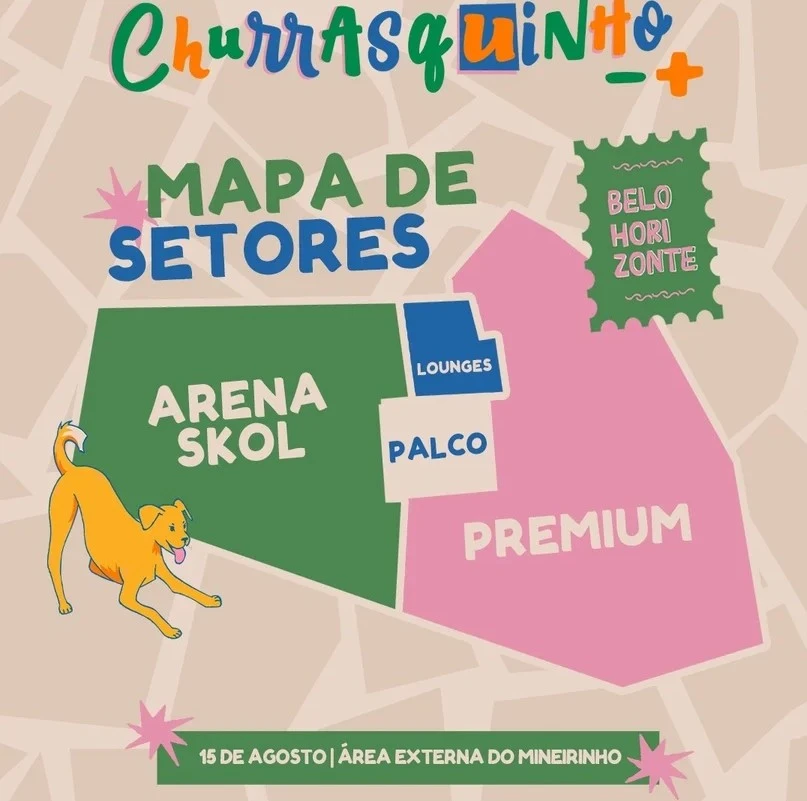 Mapa do Churrasquinho Menos É Mais BH