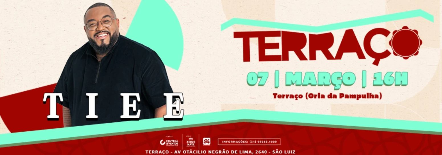 Tiee - Pagode do Terraço - Belo Horizonte, MG 2026